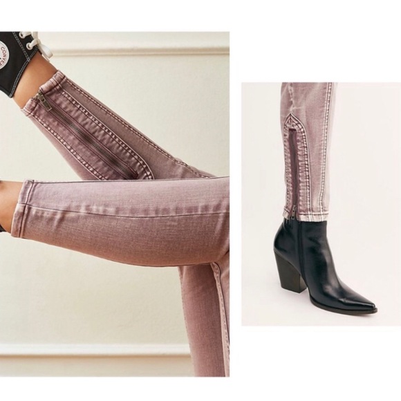 Free People CRVY Mercury Skinny  Super High-Rise Skinny Jeans Size 28 - Picture 2 of 6